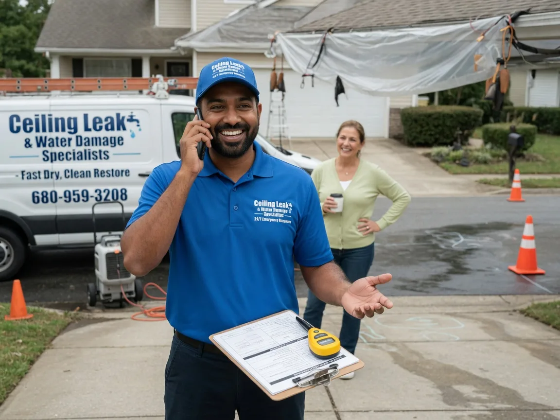 Ceiling Leak Cleanup Pike, NH FAQs
